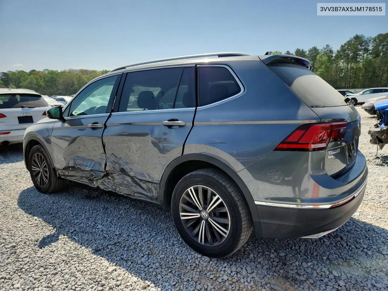 2018 VOLKSWAGEN TIGUAN VIN 3VV3B7AX5JM178515 — фото 2