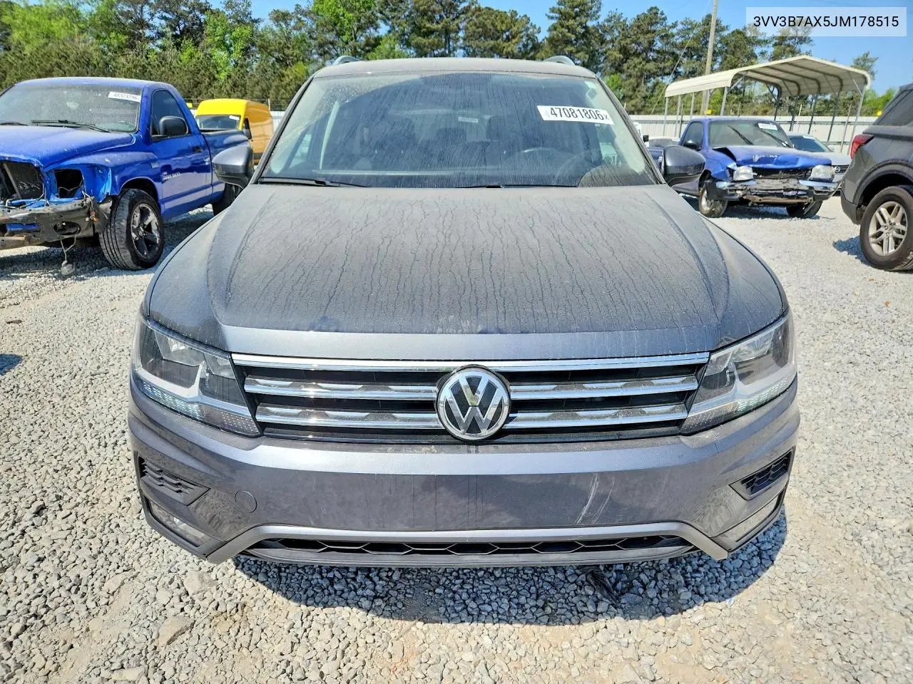 2018 VOLKSWAGEN TIGUAN VIN 3VV3B7AX5JM178515 — фото 5