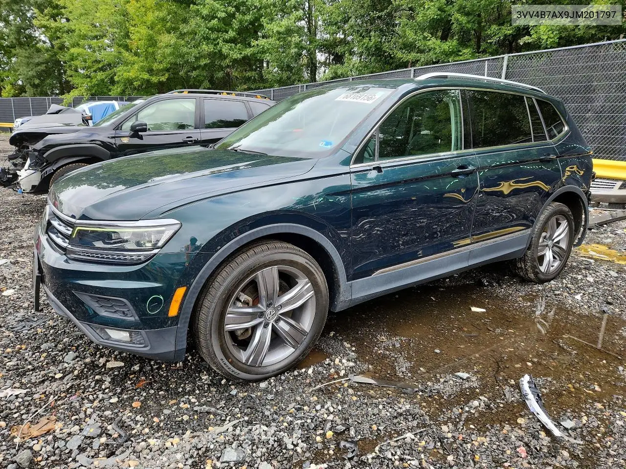 VOLKSWAGEN TIGUAN 2018, VIN 3VV4B7AX9JM201797