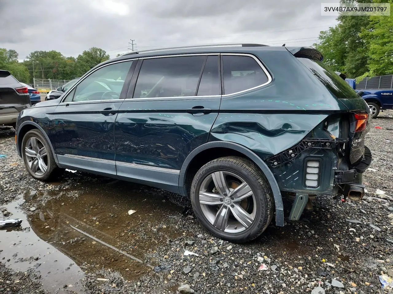 2018 VOLKSWAGEN TIGUAN VIN 3VV4B7AX9JM201797 — фото 2