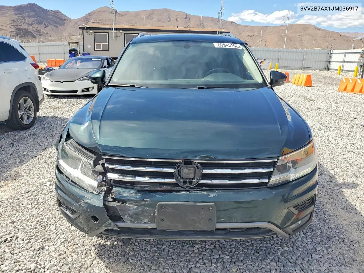 2018 VOLKSWAGEN TIGUAN VIN 3VV2B7AX1JM036917 — фото 5
