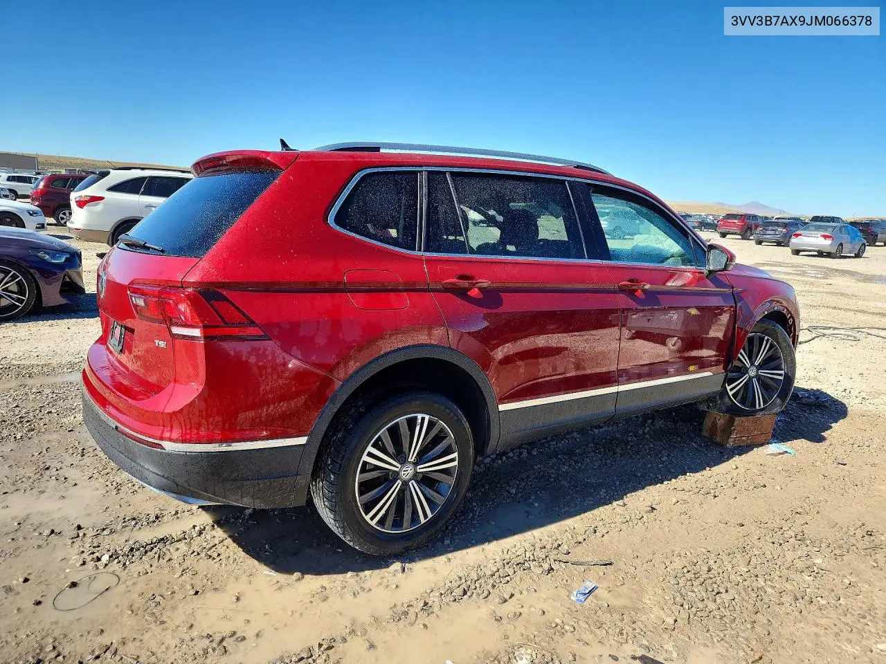 2018 VOLKSWAGEN TIGUAN VIN 3VV3B7AX9JM066378 — фото 3