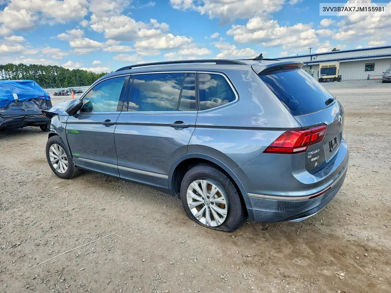 2018 VOLKSWAGEN TIGUAN VIN 3VV3B7AX7JM155981 — фото 2