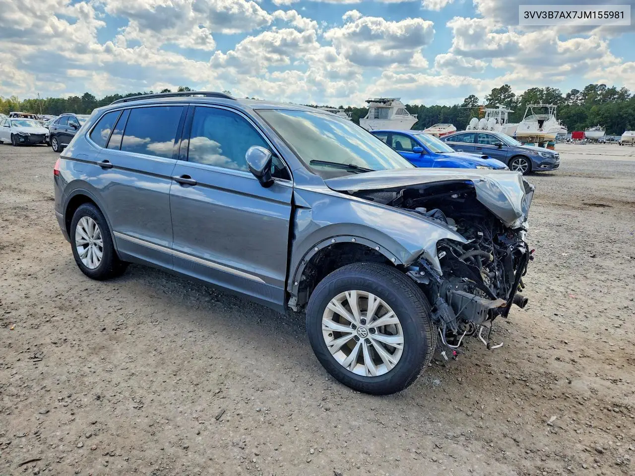 2018 VOLKSWAGEN TIGUAN VIN 3VV3B7AX7JM155981 — фото 4