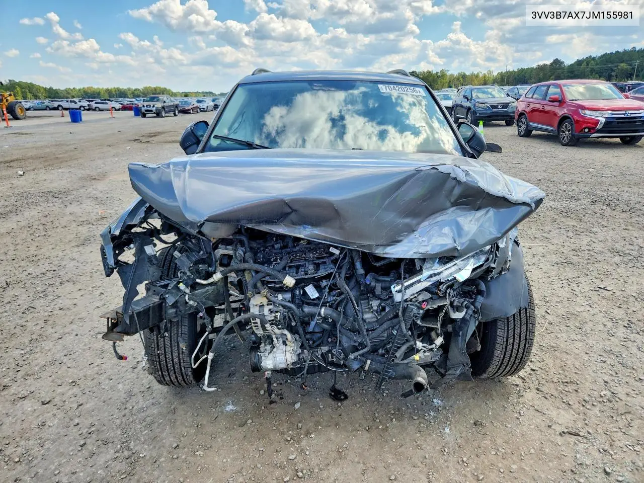 2018 VOLKSWAGEN TIGUAN VIN 3VV3B7AX7JM155981 — фото 5