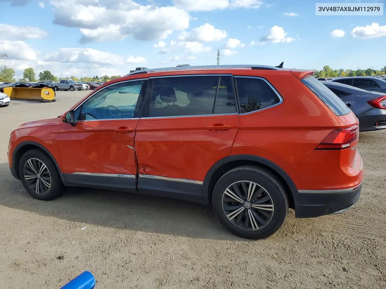 2018 VOLKSWAGEN TIGUAN VIN 3VV4B7AX8JM112979 — фото 2