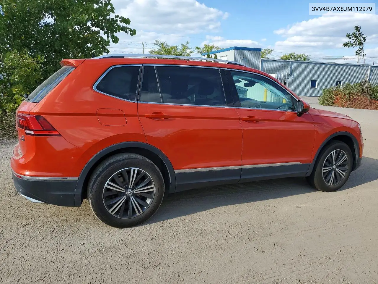 2018 VOLKSWAGEN TIGUAN VIN 3VV4B7AX8JM112979 — фото 3
