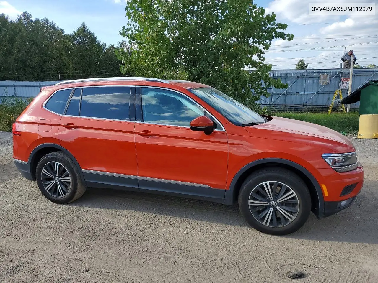 2018 VOLKSWAGEN TIGUAN VIN 3VV4B7AX8JM112979 — фото 4