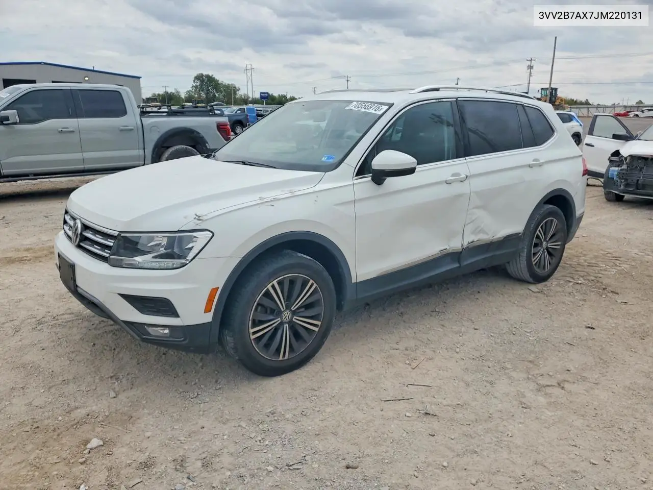 VOLKSWAGEN TIGUAN 2018, VIN 3VV2B7AX7JM220131
