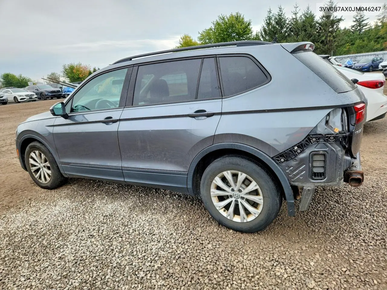 2018 VOLKSWAGEN TIGUAN VIN 3VV0B7AX0JM046247 — фото 2