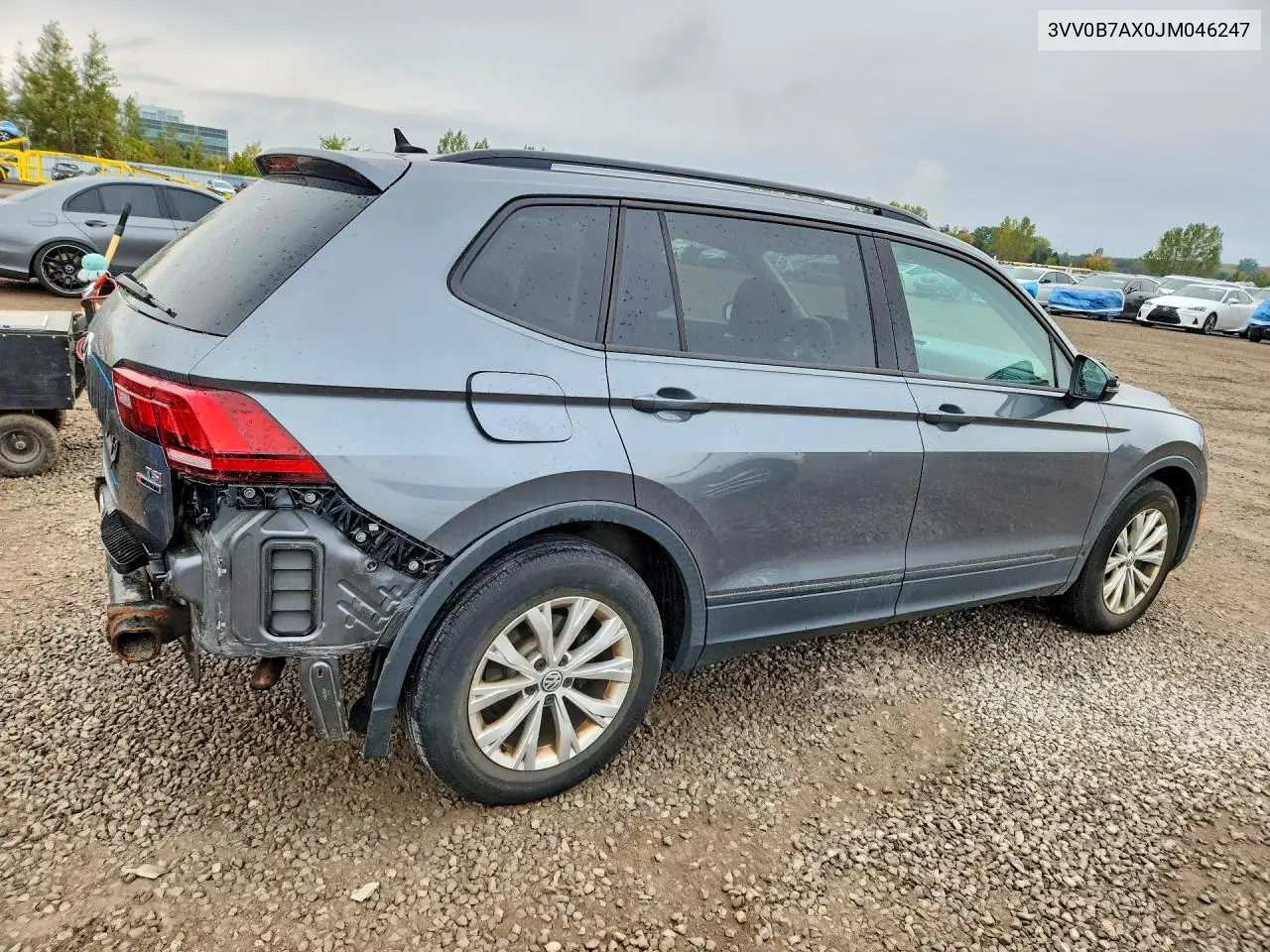 2018 VOLKSWAGEN TIGUAN VIN 3VV0B7AX0JM046247 — фото 3