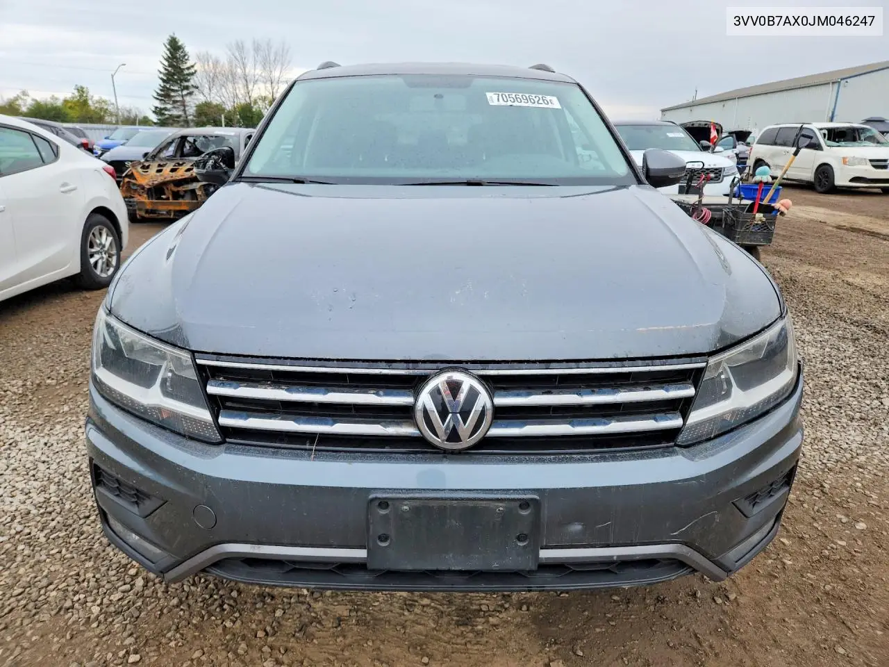 2018 VOLKSWAGEN TIGUAN VIN 3VV0B7AX0JM046247 — фото 5