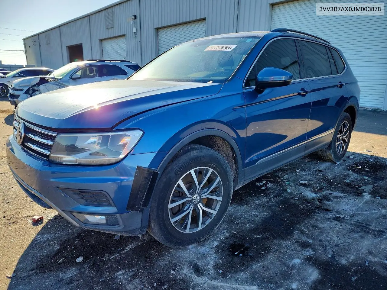 VOLKSWAGEN TIGUAN 2018, VIN 3VV3B7AX0JM003878