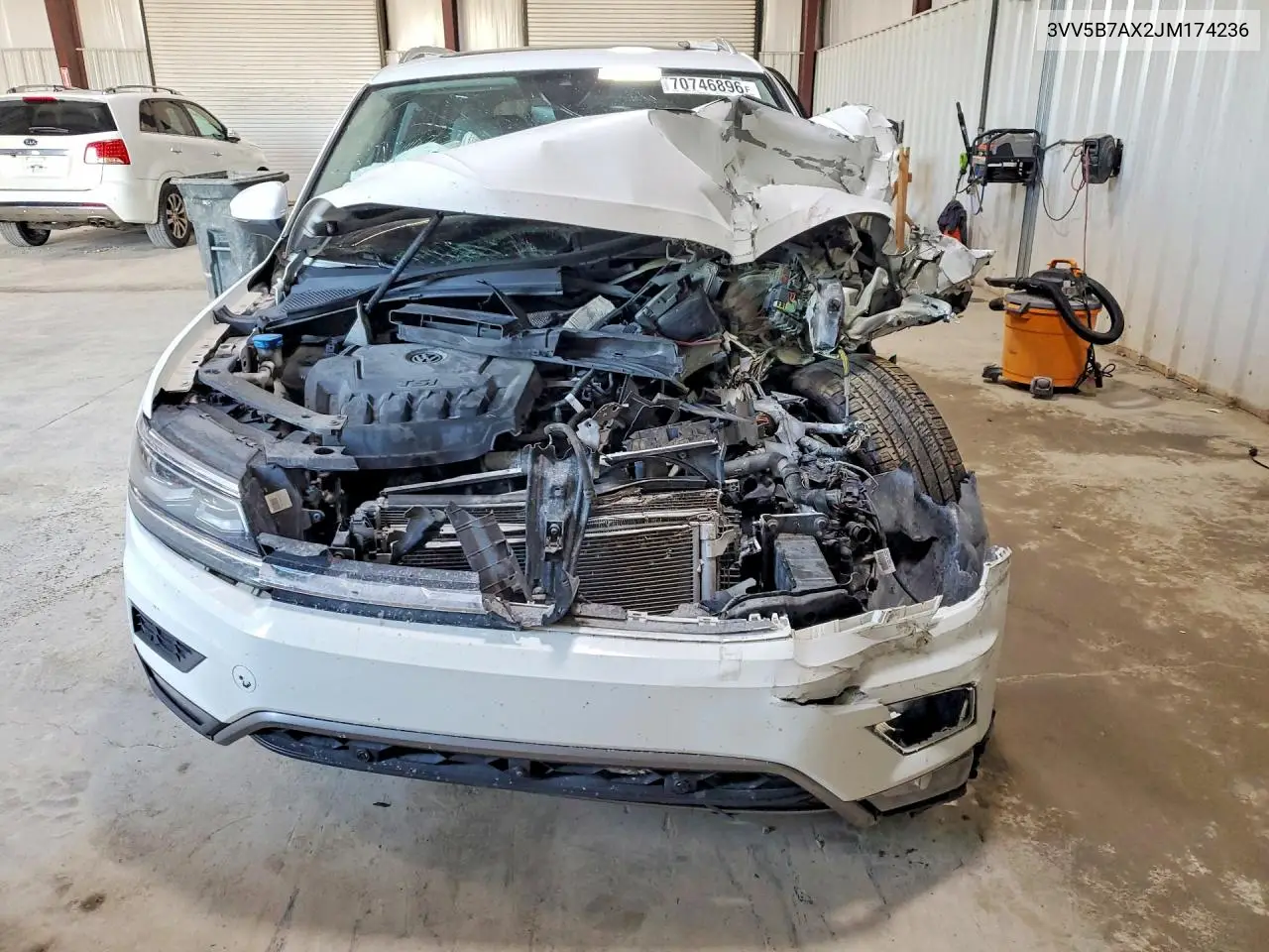 2018 VOLKSWAGEN TIGUAN VIN 3VV5B7AX2JM174236 — фото 5