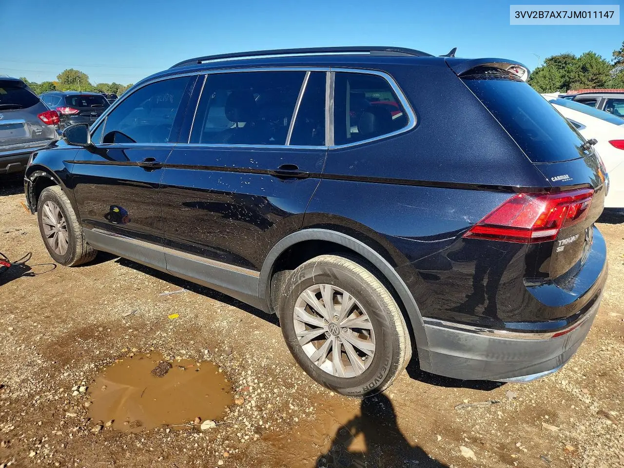 2018 VOLKSWAGEN TIGUAN VIN 3VV2B7AX7JM011147 — фото 2