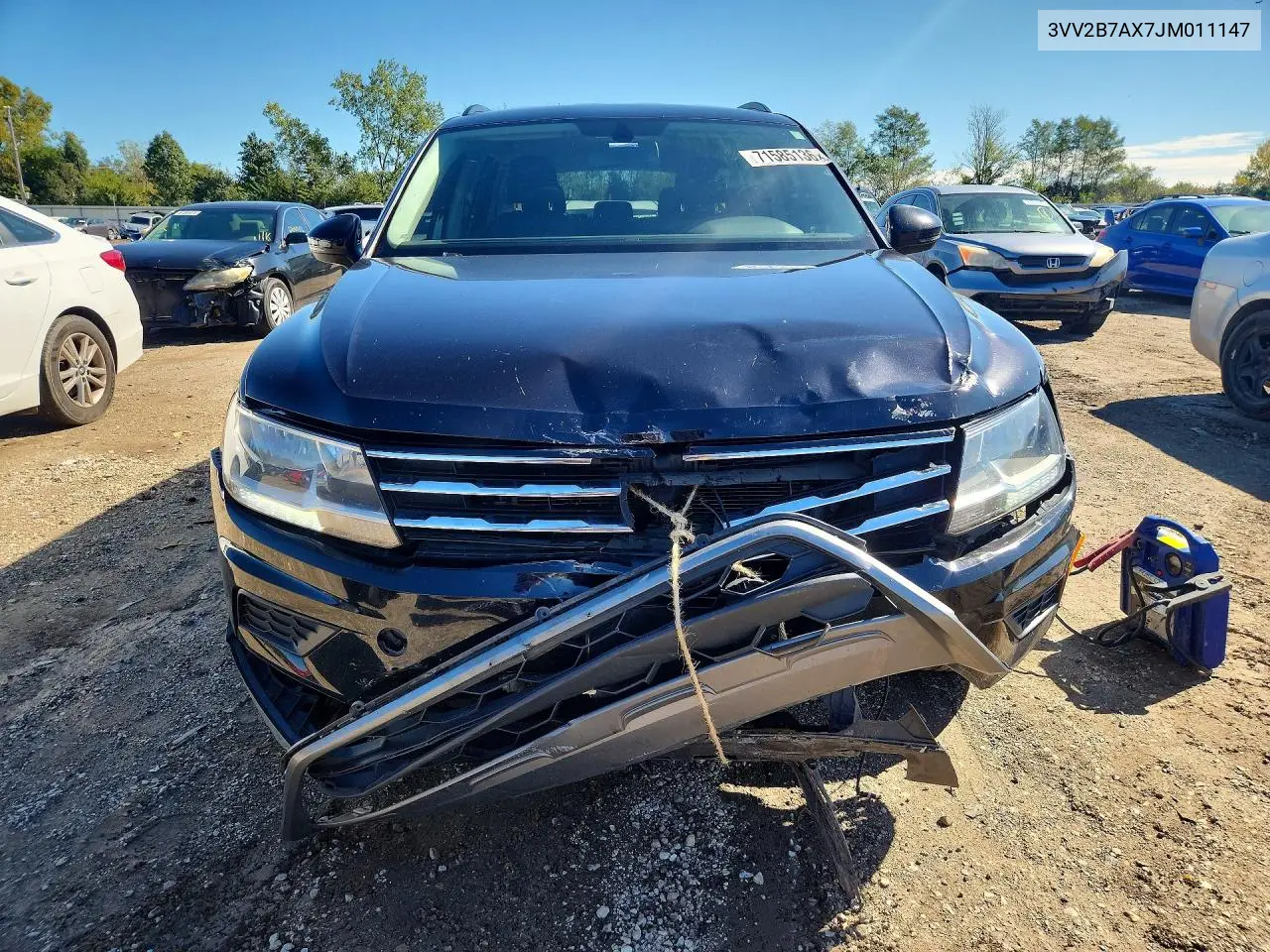 2018 VOLKSWAGEN TIGUAN VIN 3VV2B7AX7JM011147 — фото 5
