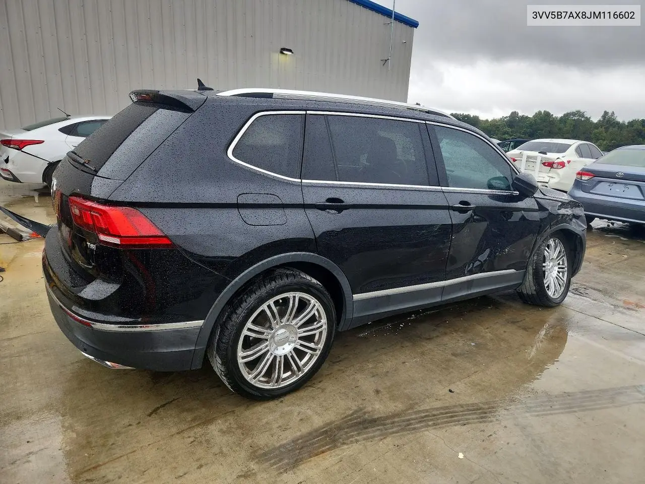 2018 VOLKSWAGEN TIGUAN VIN 3VV5B7AX8JM116602 — фото 3