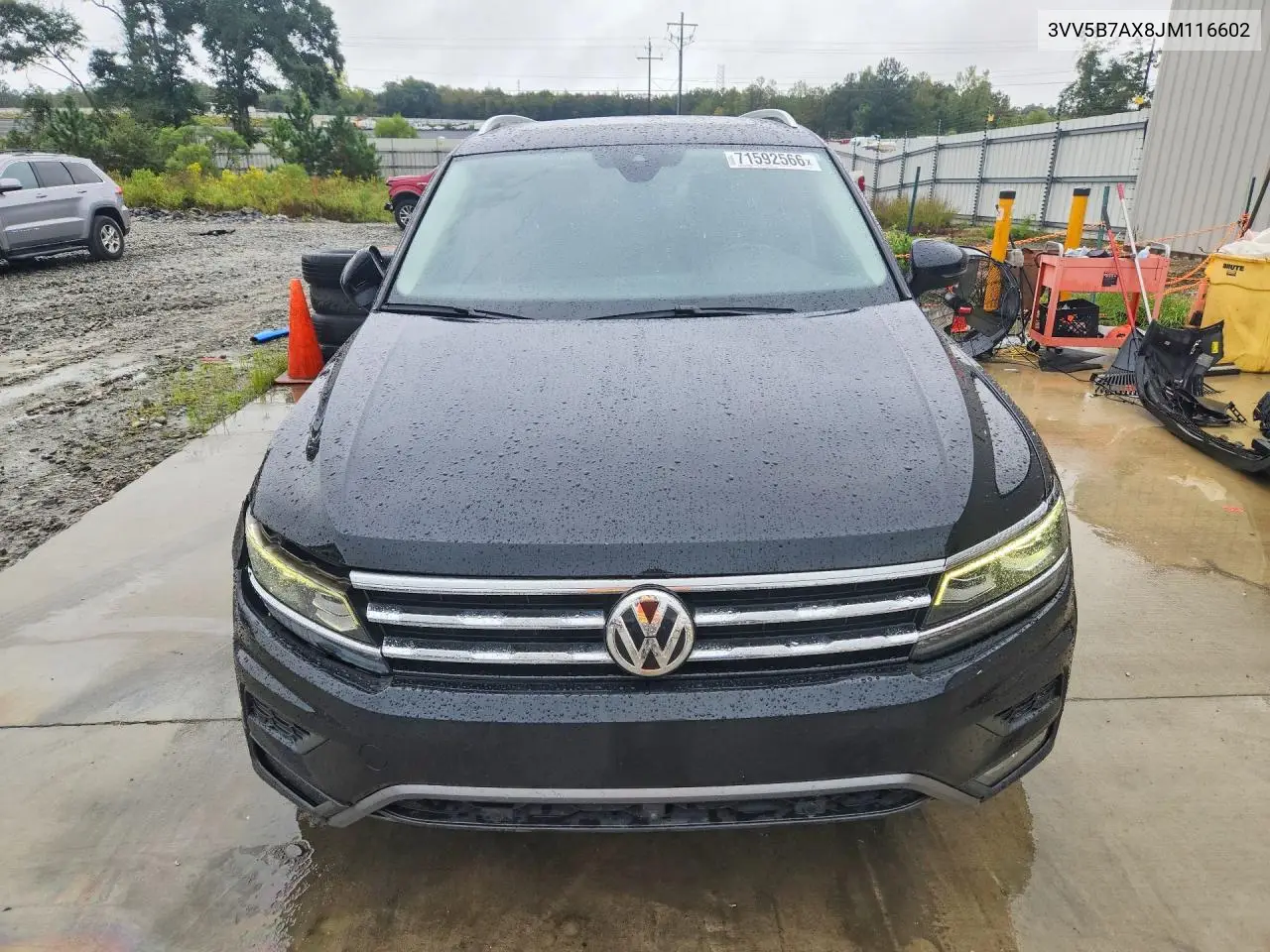 2018 VOLKSWAGEN TIGUAN VIN 3VV5B7AX8JM116602 — фото 5
