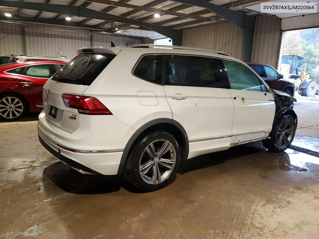 2018 VOLKSWAGEN TIGUAN VIN 3VV2B7AX5JM220564 — фото 3
