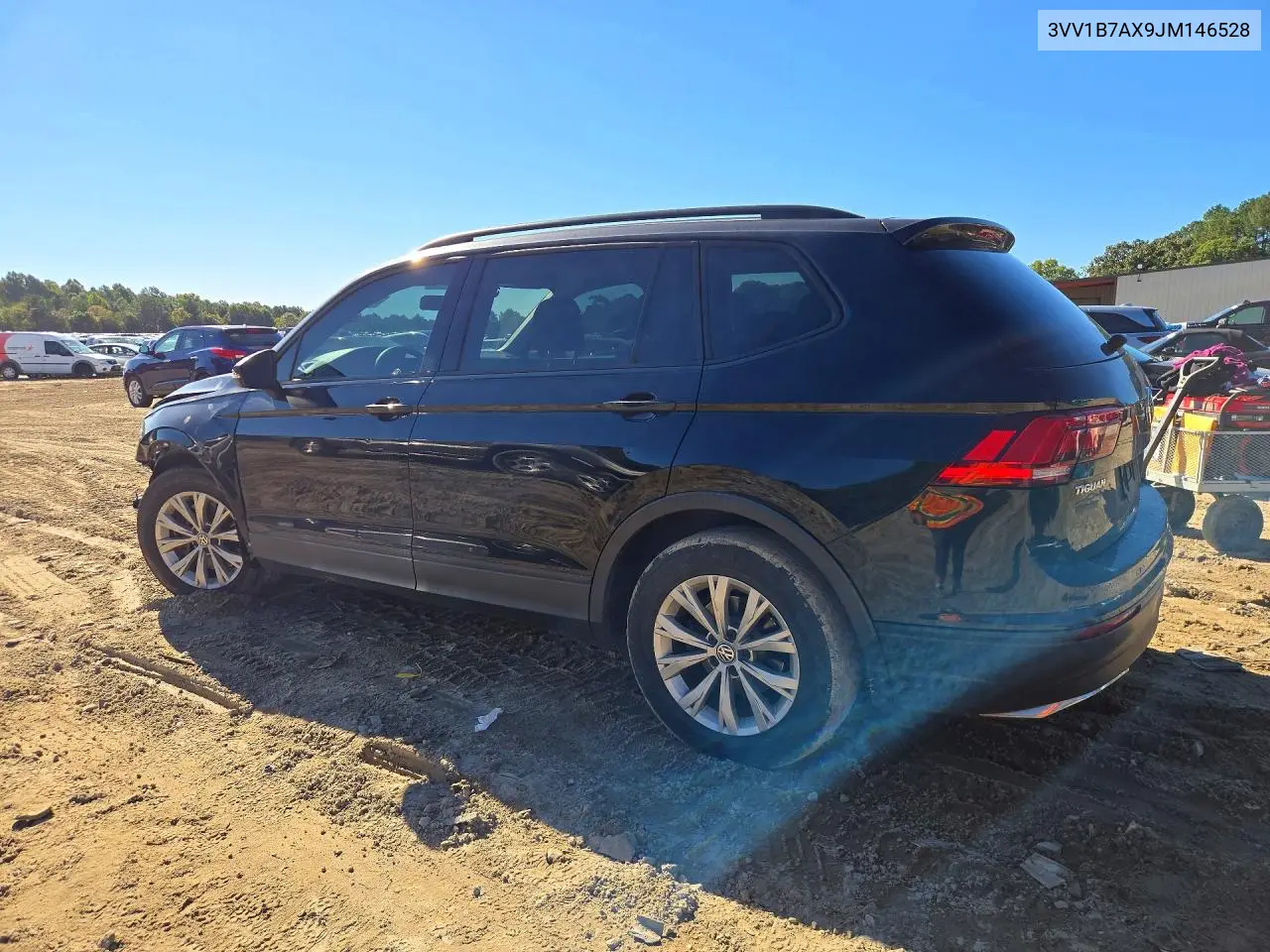 2018 VOLKSWAGEN TIGUAN VIN 3VV1B7AX9JM146528 — фото 2