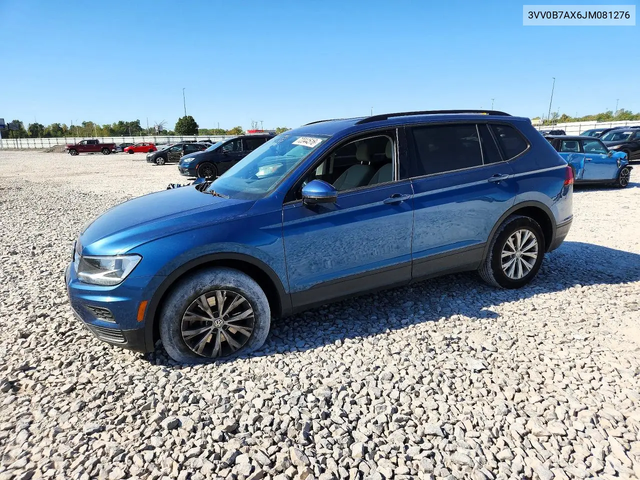 VOLKSWAGEN TIGUAN 2018, VIN 3VV0B7AX6JM081276