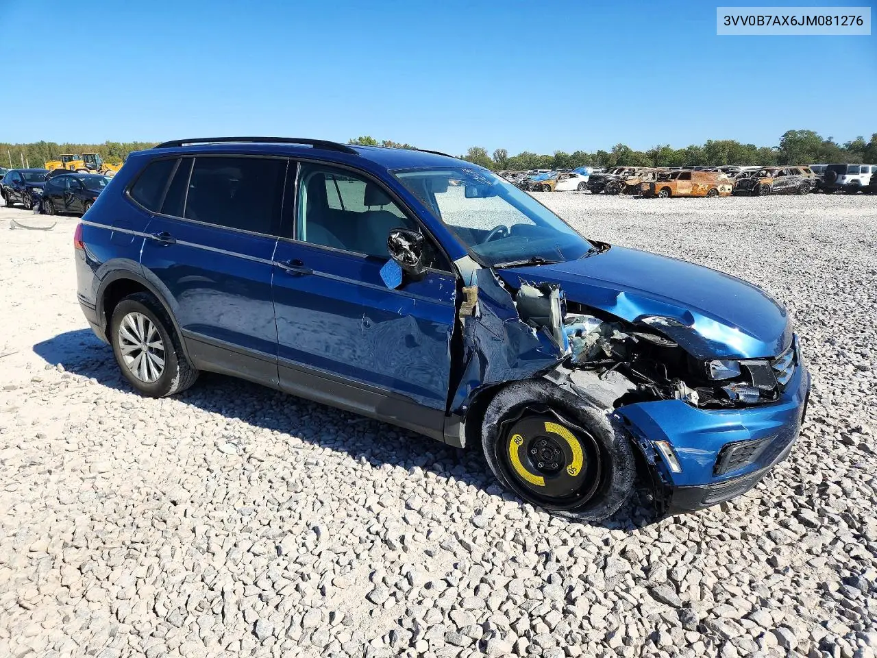 2018 VOLKSWAGEN TIGUAN VIN 3VV0B7AX6JM081276 — фото 4