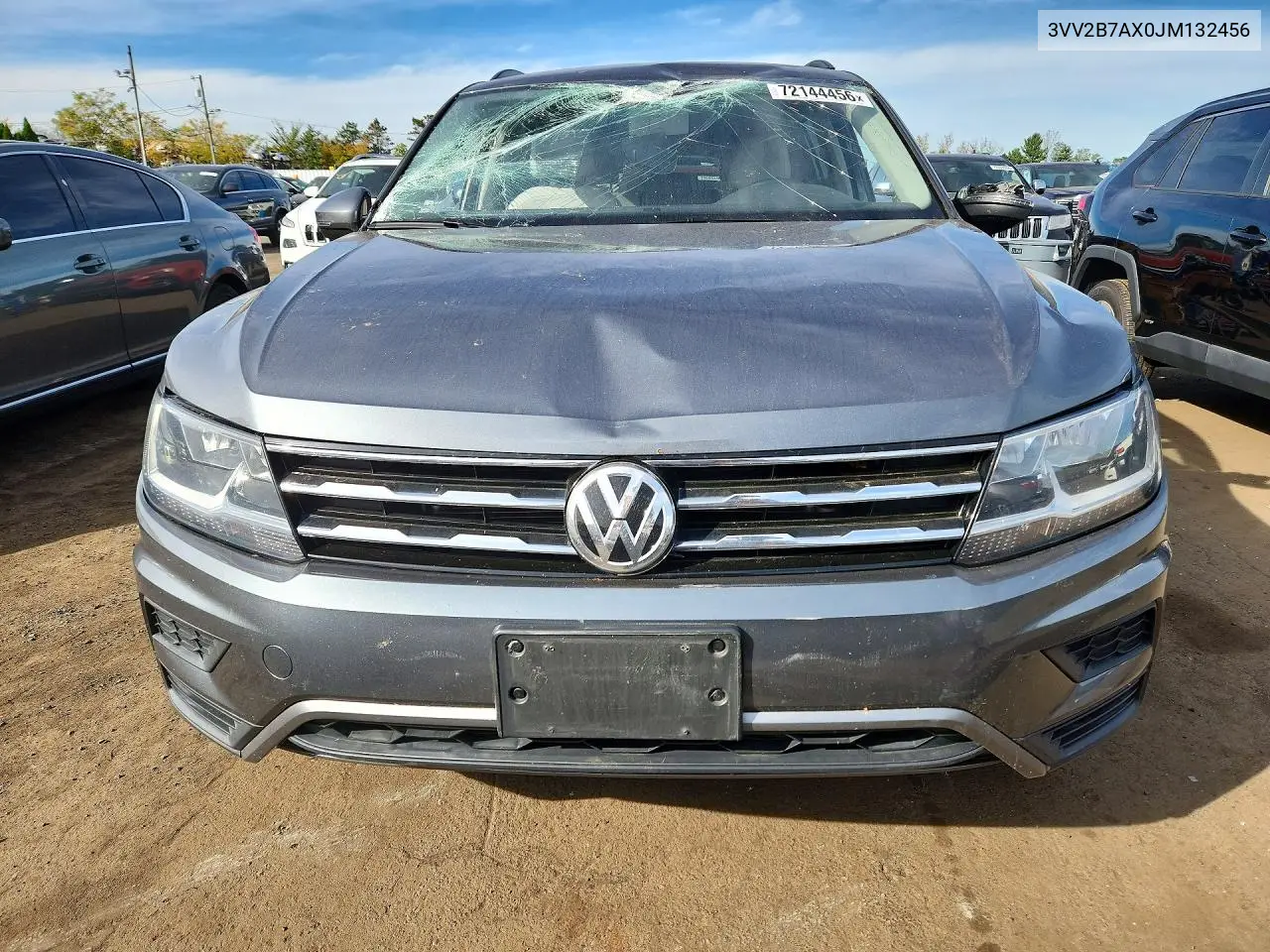 2018 VOLKSWAGEN TIGUAN VIN 3VV2B7AX0JM132456 — фото 5