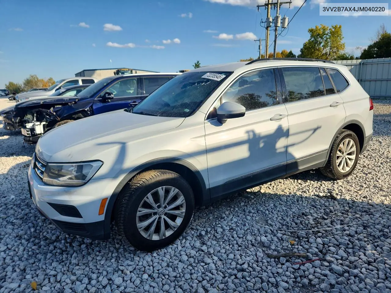 VOLKSWAGEN TIGUAN 2018, VIN 3VV2B7AX4JM040220