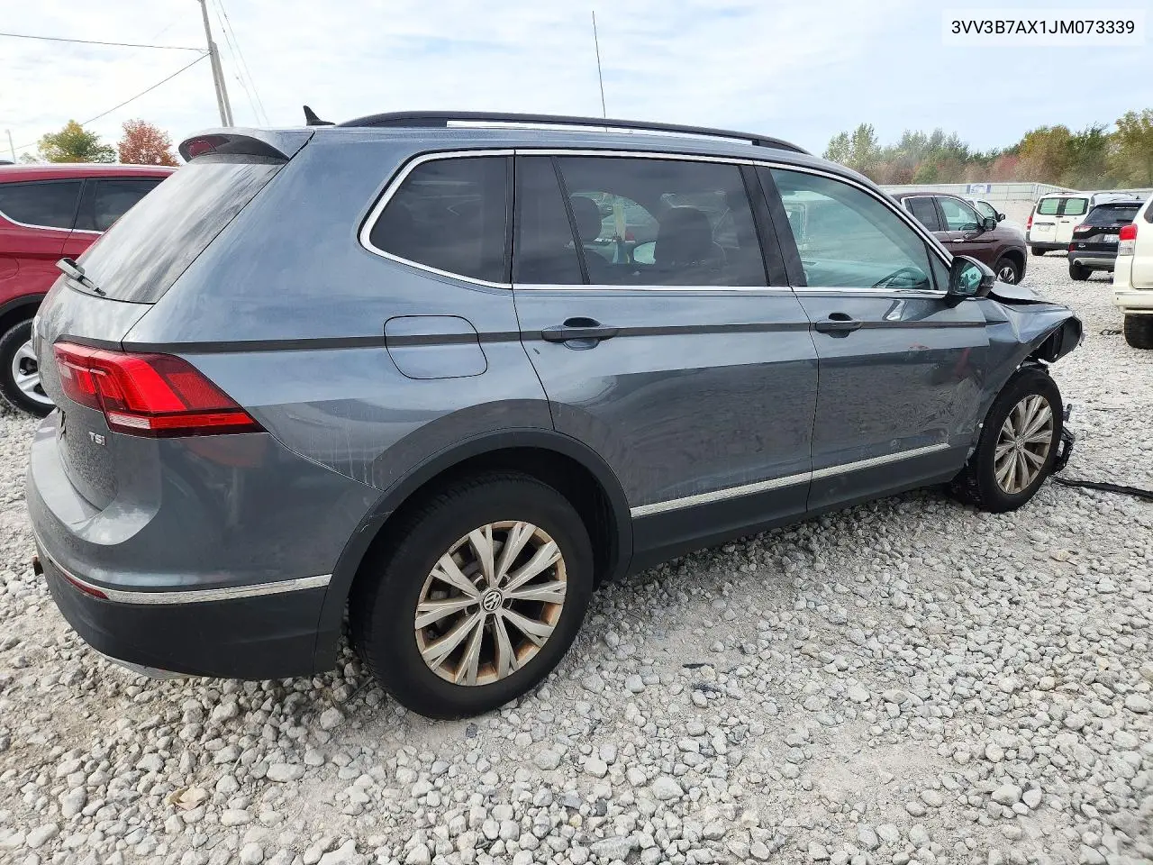 2018 VOLKSWAGEN TIGUAN VIN 3VV3B7AX1JM073339 — фото 3