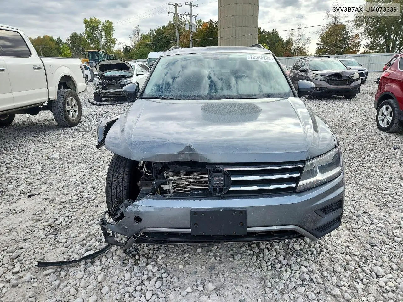 2018 VOLKSWAGEN TIGUAN VIN 3VV3B7AX1JM073339 — фото 5