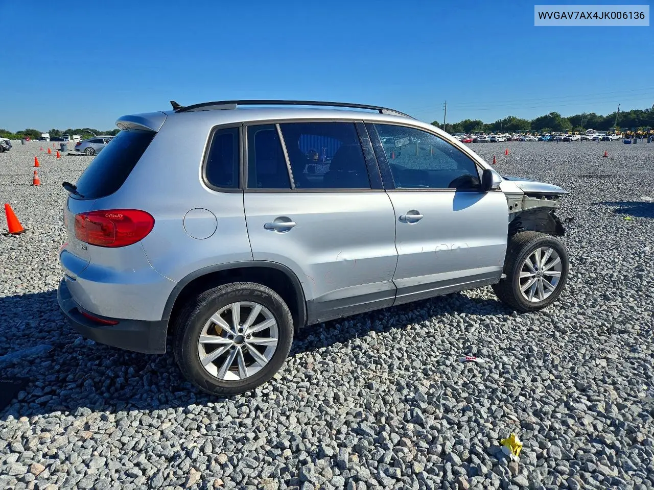 2018 VOLKSWAGEN TIGUAN VIN WVGAV7AX4JK006136 — фото 3