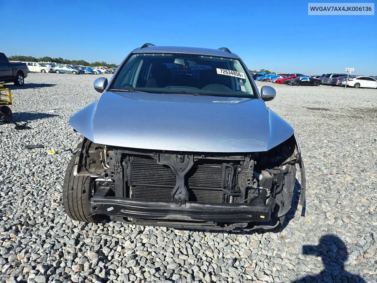 2018 VOLKSWAGEN TIGUAN VIN WVGAV7AX4JK006136 — фото 5