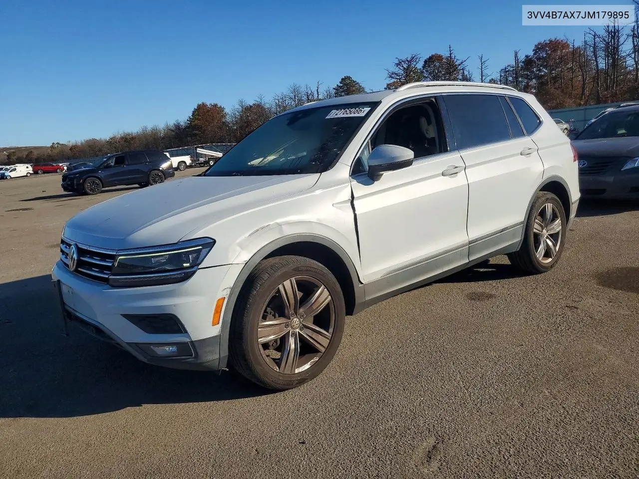 VOLKSWAGEN TIGUAN 2018, VIN 3VV4B7AX7JM179895