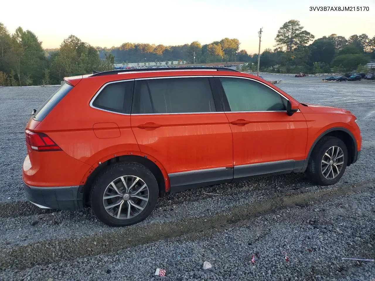 2018 VOLKSWAGEN TIGUAN VIN 3VV3B7AX8JM215170 — фото 3