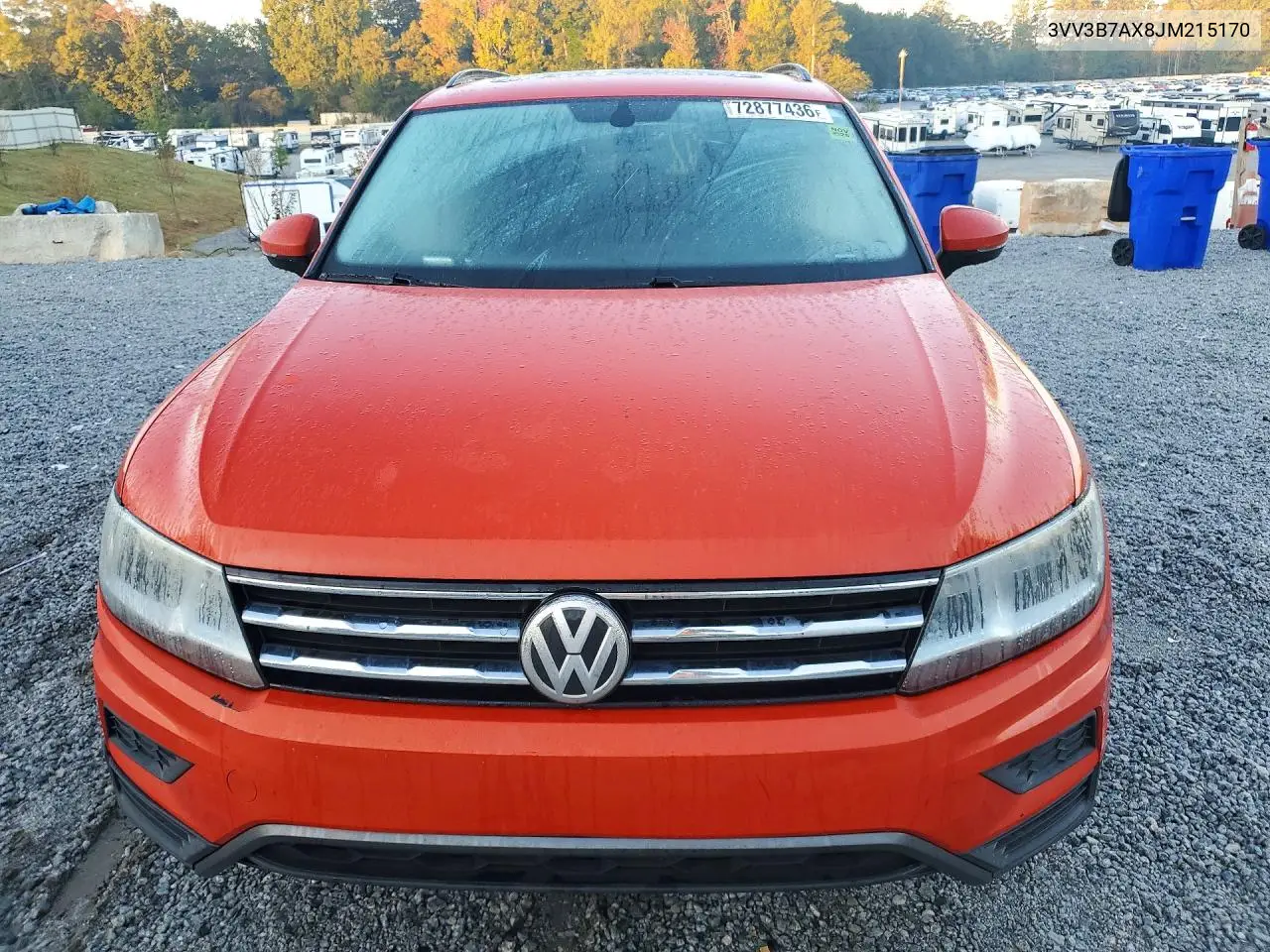 2018 VOLKSWAGEN TIGUAN VIN 3VV3B7AX8JM215170 — фото 5