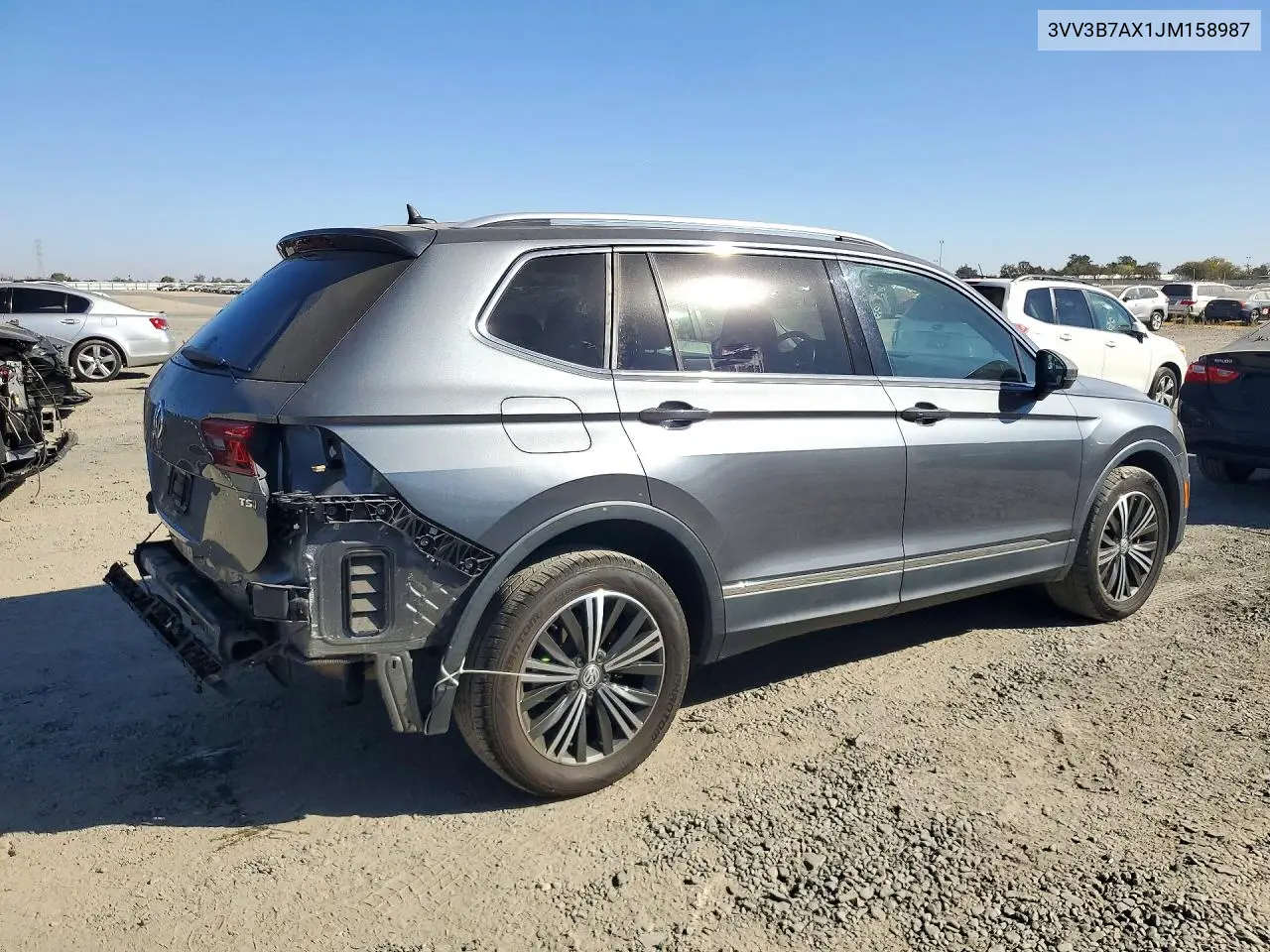 2018 VOLKSWAGEN TIGUAN VIN 3VV3B7AX1JM158987 — фото 3