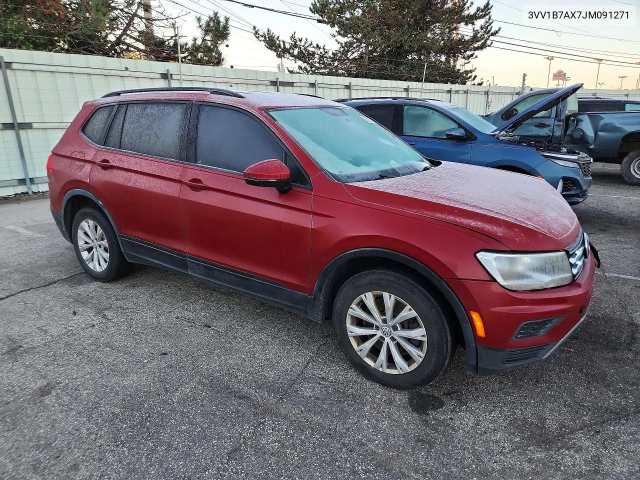2018 VOLKSWAGEN TIGUAN VIN 3VV1B7AX7JM091271 — фото 4