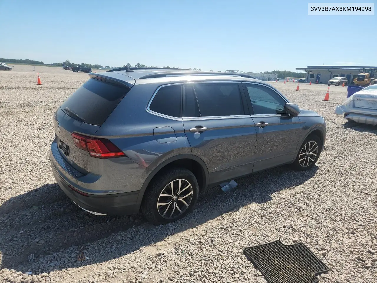 2019 VOLKSWAGEN TIGUAN VIN 3VV3B7AX8KM194998 — фото 3