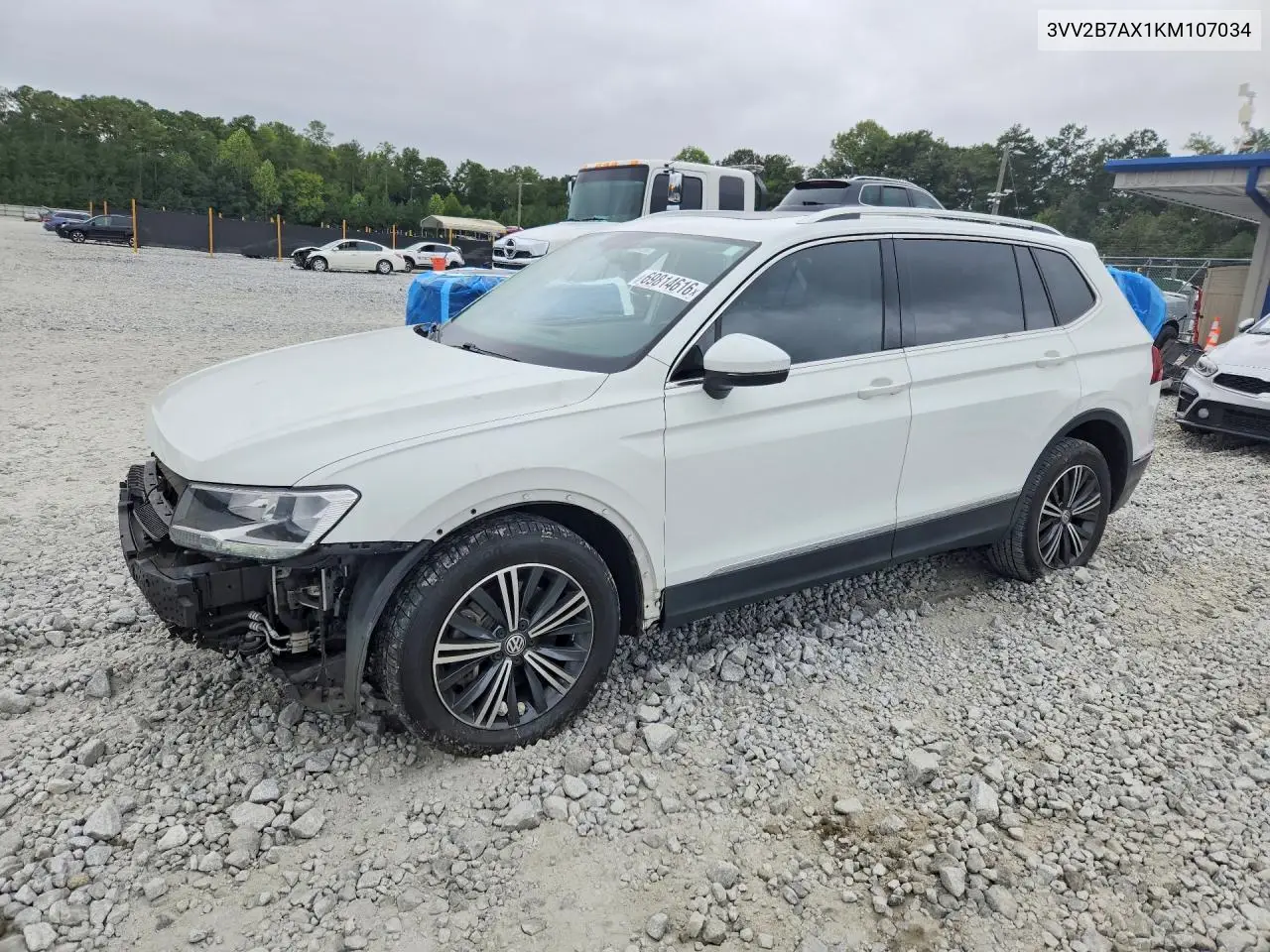 VOLKSWAGEN TIGUAN 2019, VIN 3VV2B7AX1KM107034