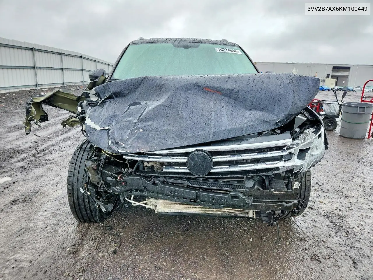 2019 VOLKSWAGEN TIGUAN VIN 3VV2B7AX6KM100449 — фото 5