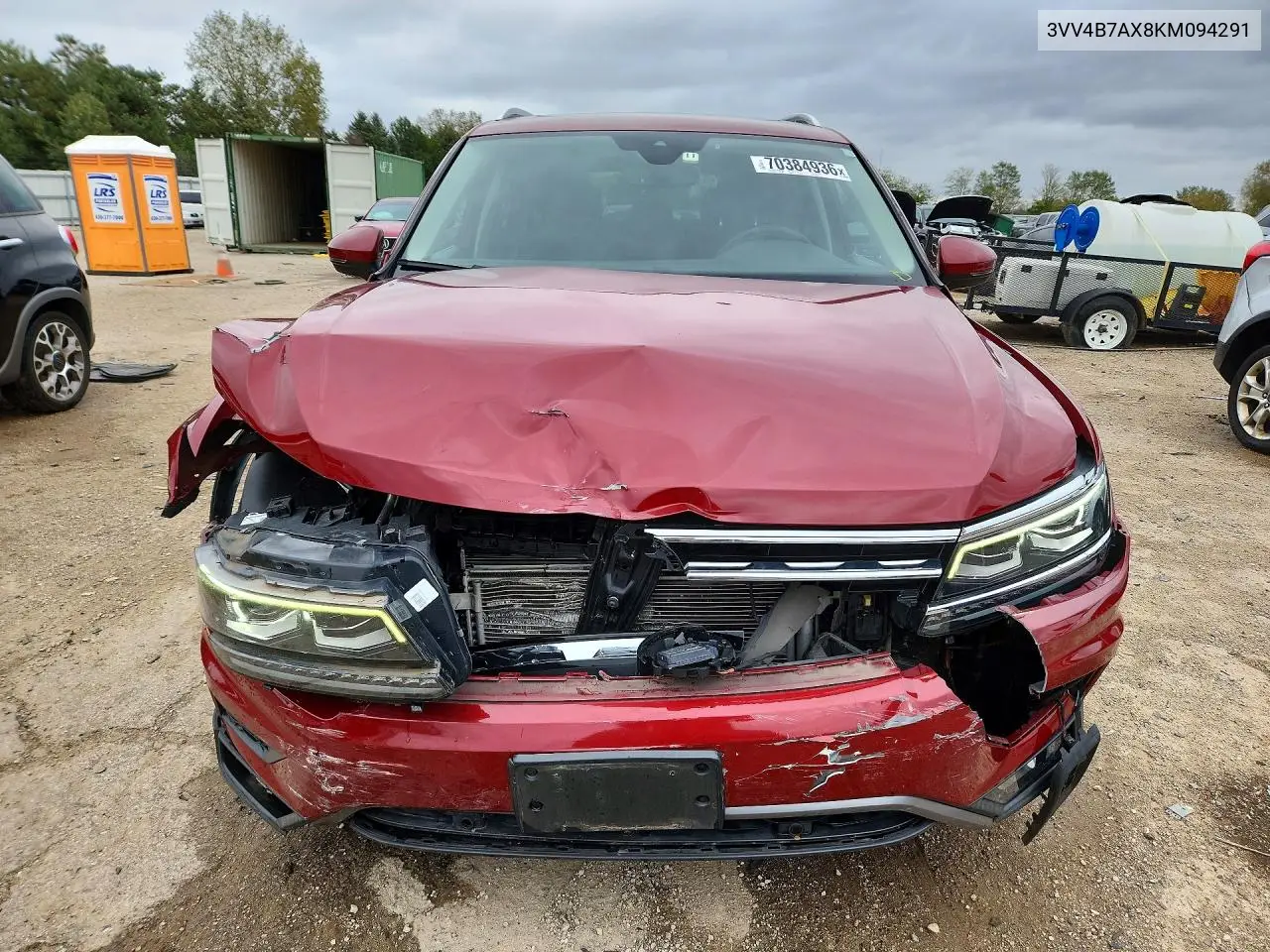 2019 VOLKSWAGEN TIGUAN VIN 3VV4B7AX8KM094291 — фото 5