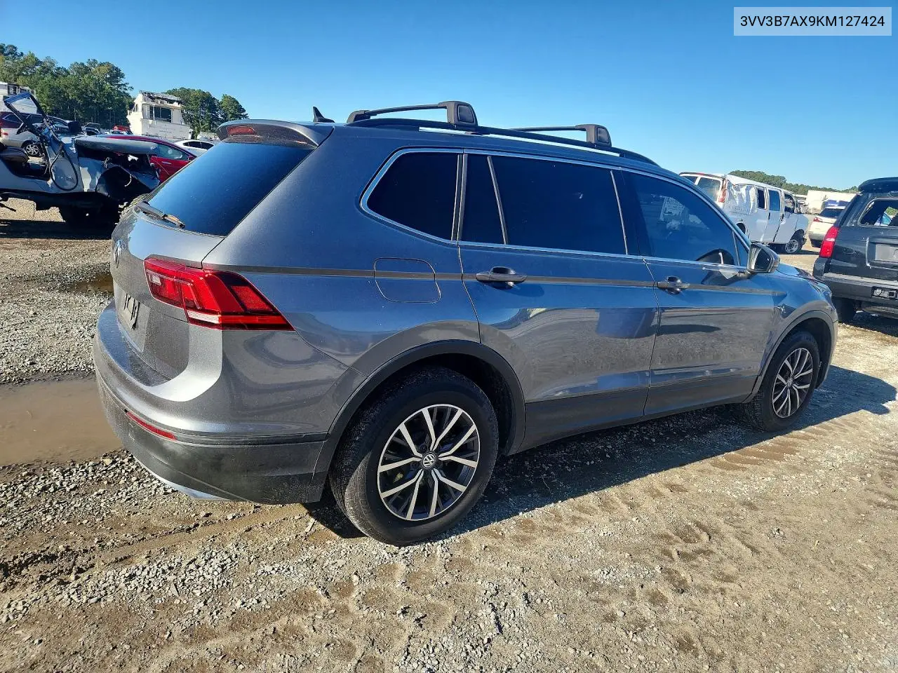 2019 VOLKSWAGEN TIGUAN VIN 3VV3B7AX9KM127424 — фото 3