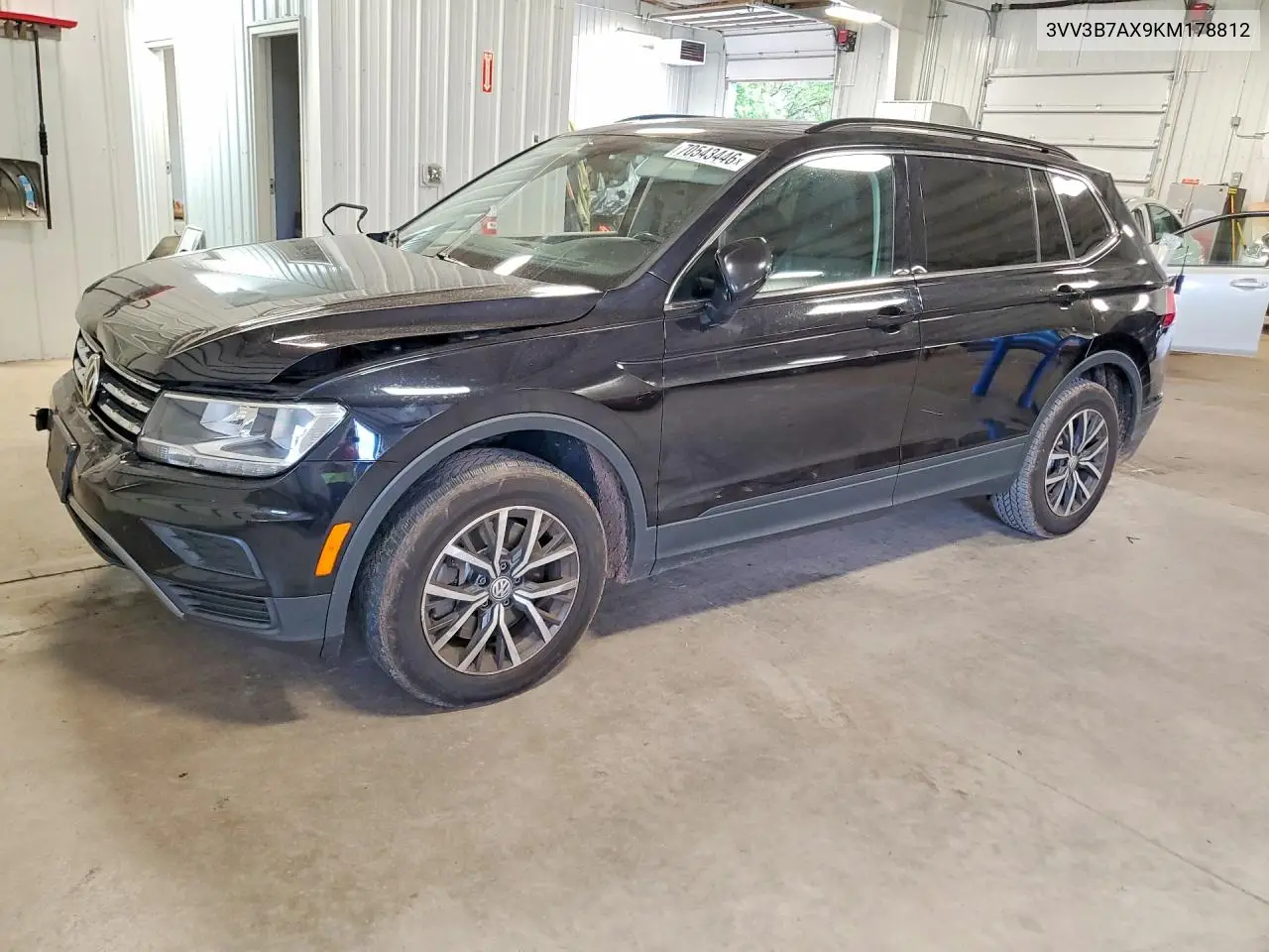 VOLKSWAGEN TIGUAN 2019, VIN 3VV3B7AX9KM178812