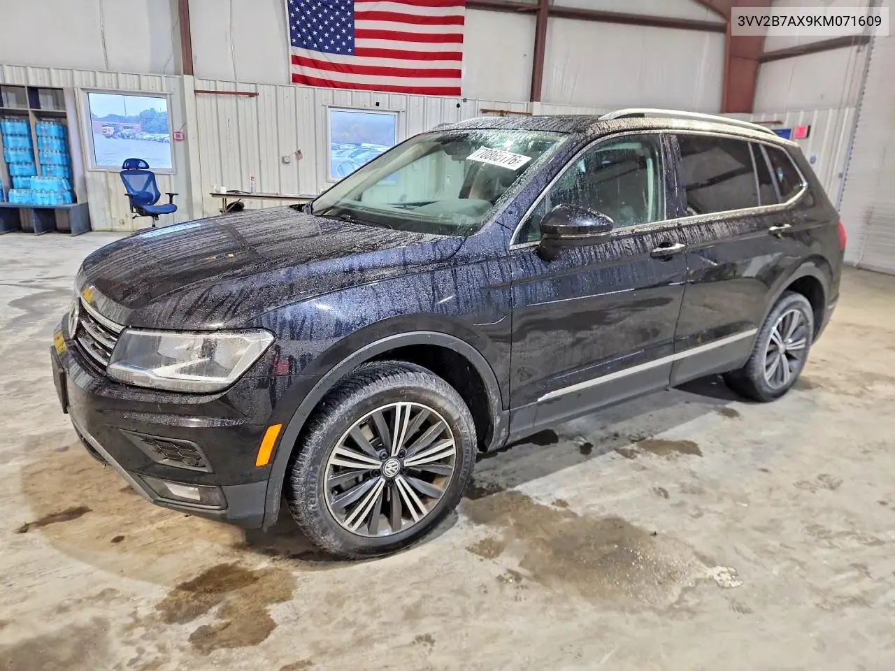 VOLKSWAGEN TIGUAN 2019, VIN 3VV2B7AX9KM071609