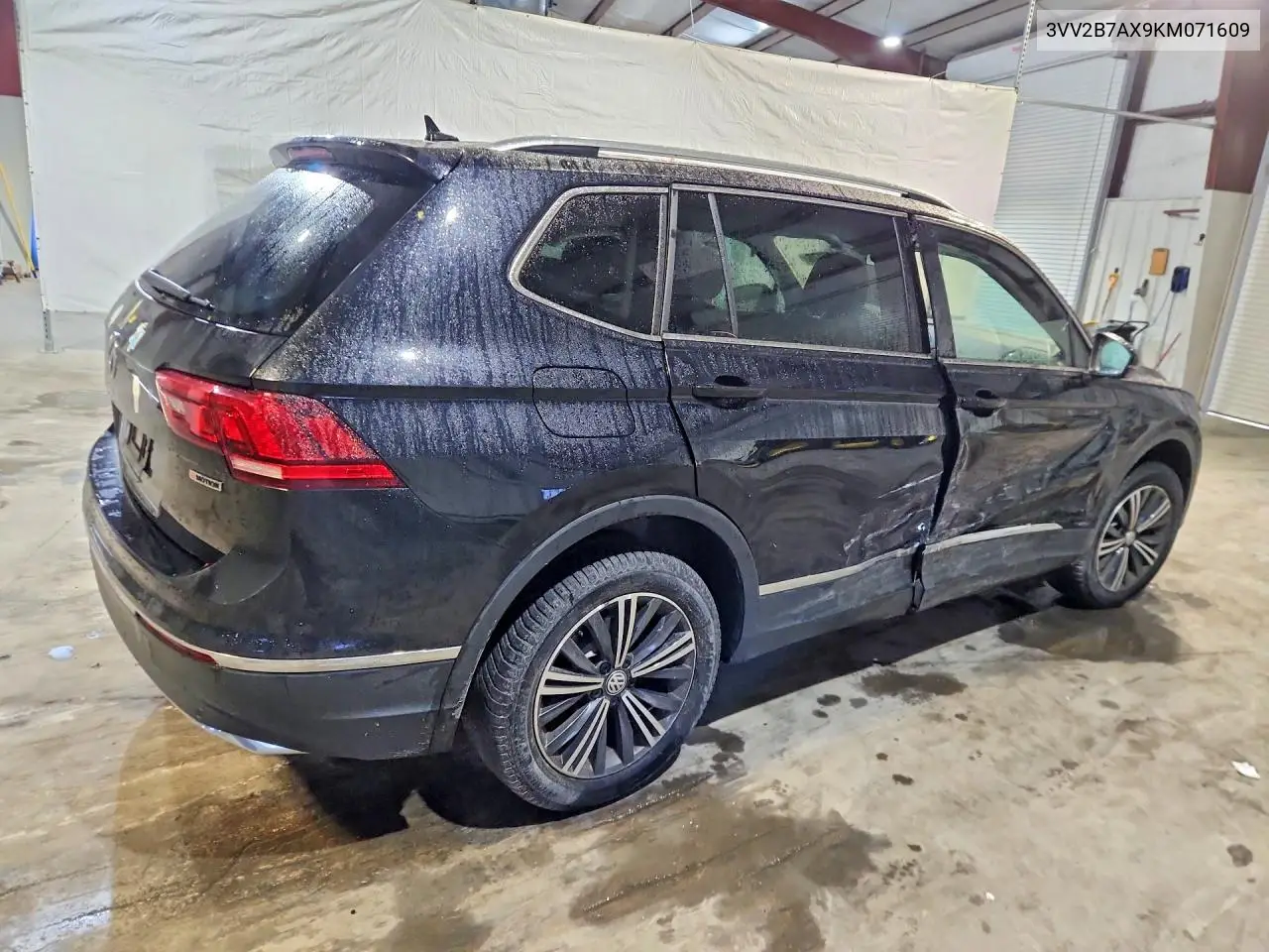 2019 VOLKSWAGEN TIGUAN VIN 3VV2B7AX9KM071609 — фото 3