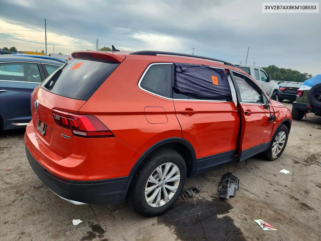 2019 VOLKSWAGEN TIGUAN VIN 3VV2B7AX8KM108553 — фото 3