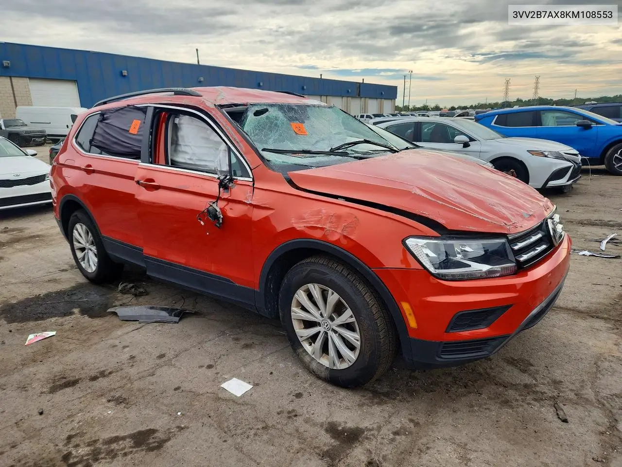 2019 VOLKSWAGEN TIGUAN VIN 3VV2B7AX8KM108553 — фото 4