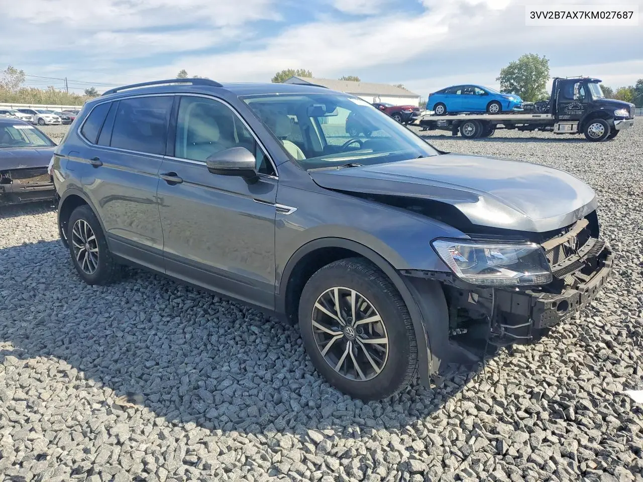 2019 VOLKSWAGEN TIGUAN VIN 3VV2B7AX7KM027687 — фото 4