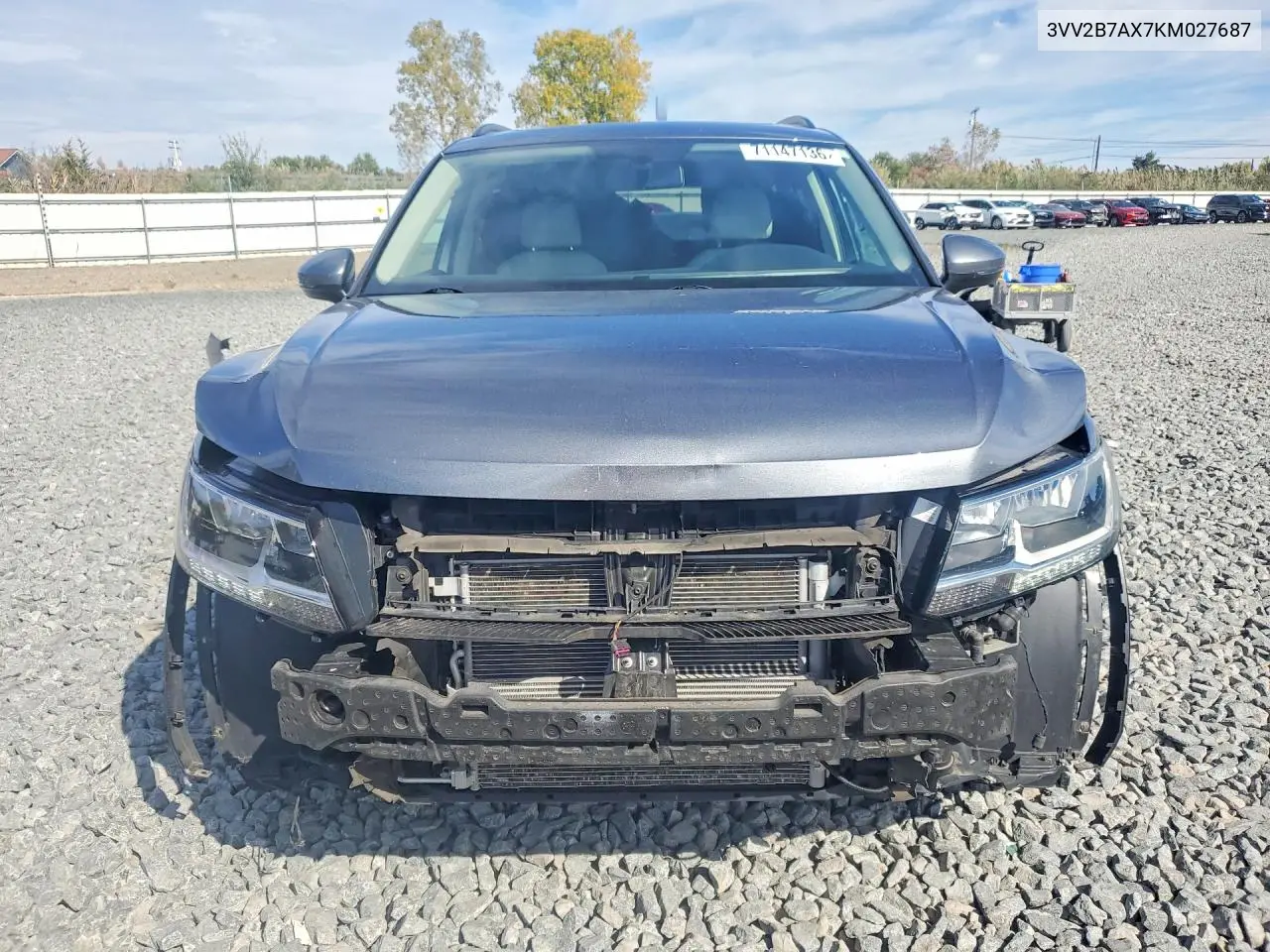 2019 VOLKSWAGEN TIGUAN VIN 3VV2B7AX7KM027687 — фото 5