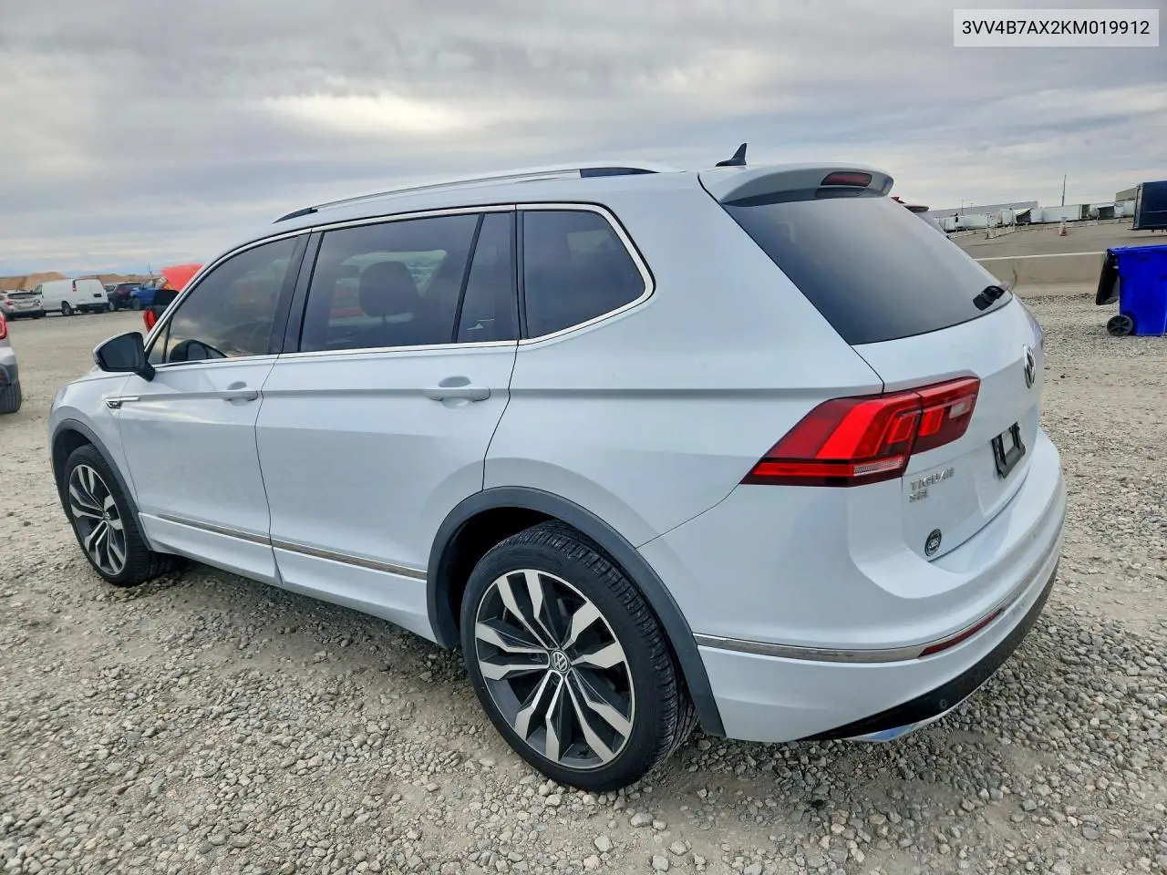 2019 VOLKSWAGEN TIGUAN VIN 3VV4B7AX2KM019912 — фото 2